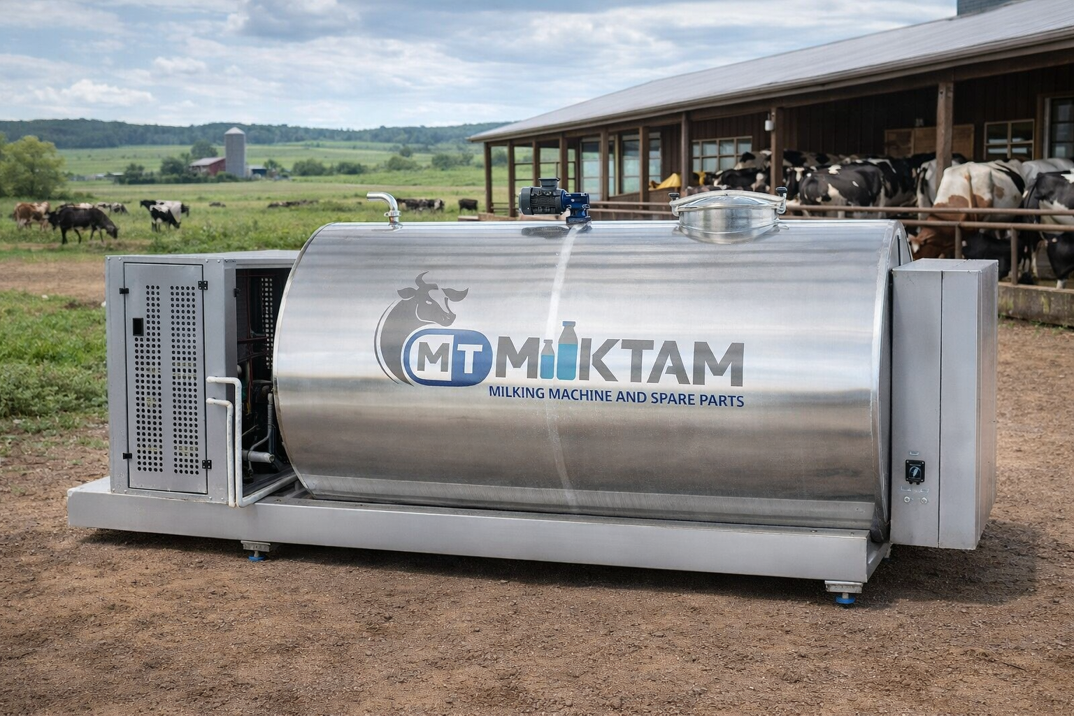 10.000 Litre Süt Soğutma Tankı